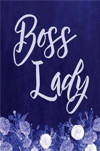 Chalkboard Journal - Boss Lady (Blue)