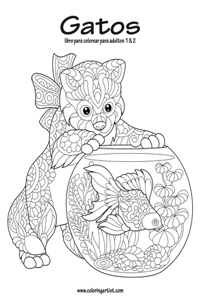 Gatos libro para colorear para adultos 1 & 2