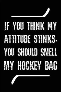 If You Think My Attitude Stinks, You Should Smell My Hockey Bag