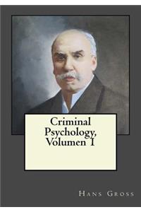 Criminal Psychology, Volumen 1