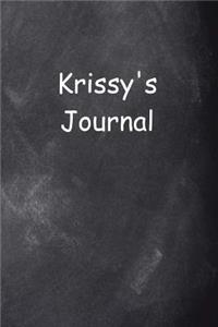Krissy Personalized Name Journal Custom Name Gift Idea Krissy