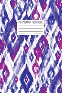Composition Notebook - College Ruled, 8.5 x 11, Purple Watercolor