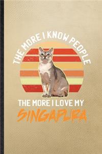 The More I Know People the More I Love My Singapura