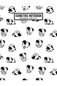 Puppy Isometric Graph Paper Notebook