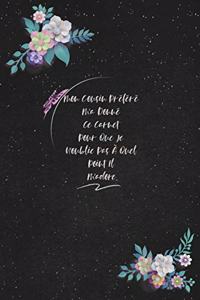 Mon Cousin Préféré M'a Donné Ce Carnet Pour Que Je N'oublie Pas À Quel Point Il M'adore.