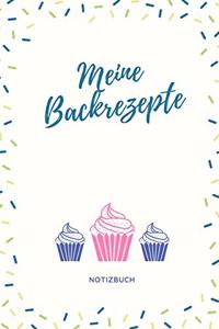 Meine Backrezepte Notizbuch