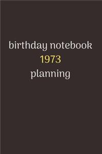 notebook birthday gift 1973