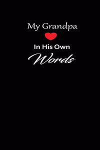 My Grandpa in his own words