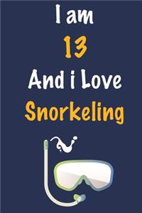 I am 13 And i Love Snorkeling