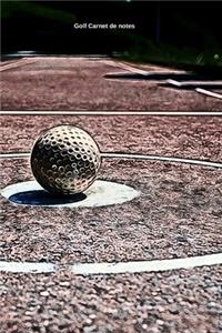 Golf Carnet de notes