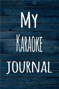 My Karaoke Journal