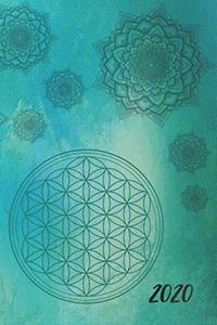 2020 Termin-Kalender Mandala Lebensblume DIN A5