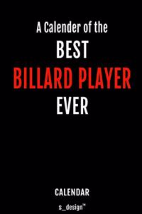 Calendar for Billard Players / Billard Player