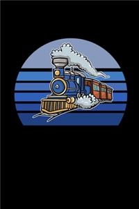 Blue Retro Train