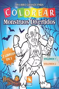 Monstruos Divertidos - 2 libros en 1 - Volumen 3 + Volumen 4