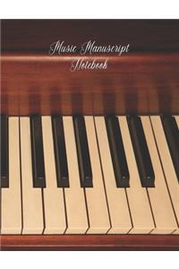 Music Manuscript Notebook