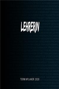 Lehrerin - Terminplaner 2020