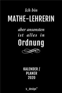 Kalender 2020 für Mathe-Lehrer / Mathe-Lehrerin