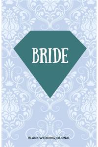 Bride Small Size Blank Journal-Wedding Planner&To-Do List-5.5