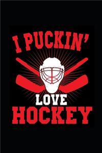 2020 Daily Planner Sports Theme Hockey Fan Player 388 Pages