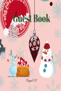 Guest Book - Christmas Themed
