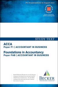ACCA Approved - F1 Accountant in Business (FIA: FAB)