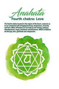 Anahata Fourth Chakra Love Undated Journal for Tantra Meditation, Healing, Yoga Teachers, Therapists, Acupuncturists, Self Help Write Your Way Through Our Creative Journals, Planners & Notebooks