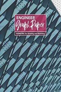 Engineer Graph Paper Isometric for Drawing and Sketching