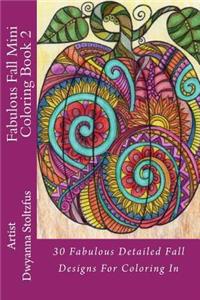 Fabulous Fall Mini Coloring Book 2