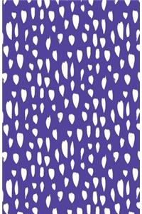 Journal Notebook Abstract Splashes Purple
