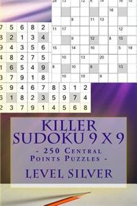 Killer Sudoku 9 X 9 - 250 Central Points Puzzles - Level Silver