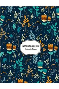 Notebook lined