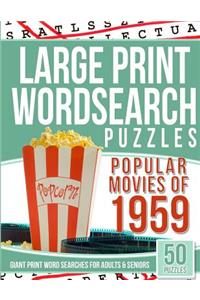 Large Print Wordsearch Top 50 Movies of the 1959