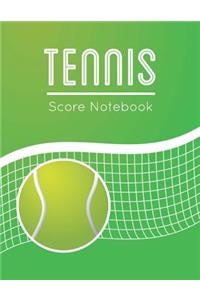 Tennis Score Notebook