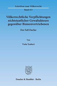 Volkerrechtliche Verpflichtungen Nichtstaatlicher Gewaltakteure Gegenuber Binnenvertriebenen