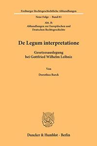 de Legum Interpretatione