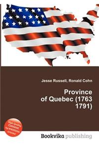 Province of Quebec (1763 1791)
