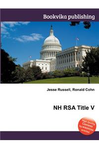 NH Rsa Title V
