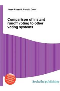 Comparison of Instant Runoff Voting to Other Voting Systems