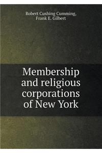 Membership and Religious Corporations of New York