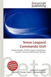 Snow Leopard Commando Unit