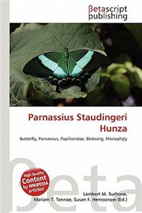 Parnassius Staudingeri Hunza