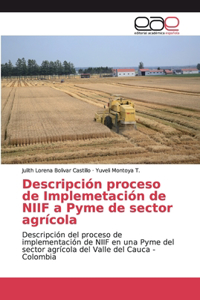 Descripción proceso de Implemetación de NIIF a Pyme de sector agrícola