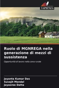 Ruolo di MGNREGA nella generazione di mezzi di sussistenza