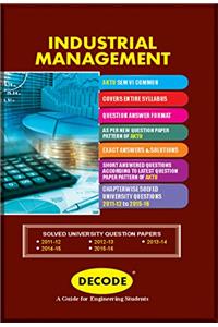 Decode Industrial Management for APJAKTU (Sem-VI Common to all Branches