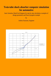 Twin-tube shock absorber computer simulation for automotive