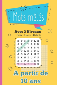 Mots mêlés à partir de 10 ans