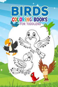 Birds Coloring Book for Toddlers