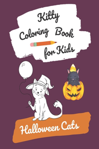 Kitty Coloring Book - Halloween Cats