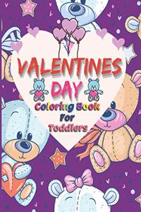 Valentines Day Coloring Book For Toddlers